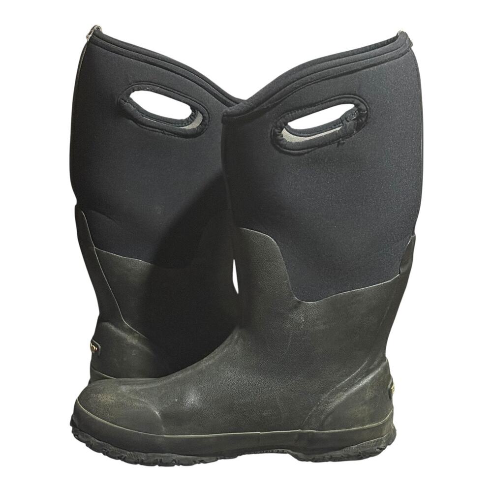 Bogs Classic High Handles Black Waterproof Insulated Boots Women's Size 10 -40 - Picture 7 of 9
